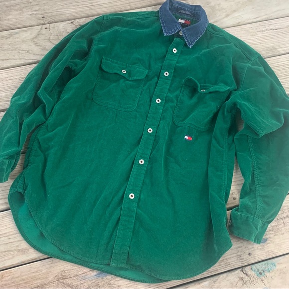 Tommy Hilfiger Other - Vintage Tommy Hilfiger 90s corduroy button up L